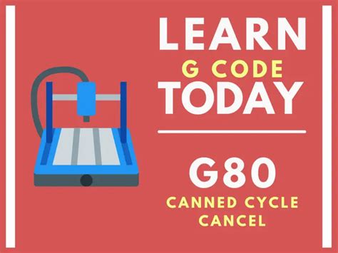 g80 canned cycle cancel